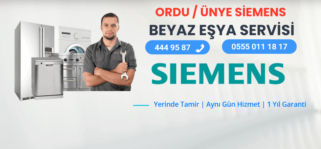 Siemens Beyaz Eşya Servisi Ünye